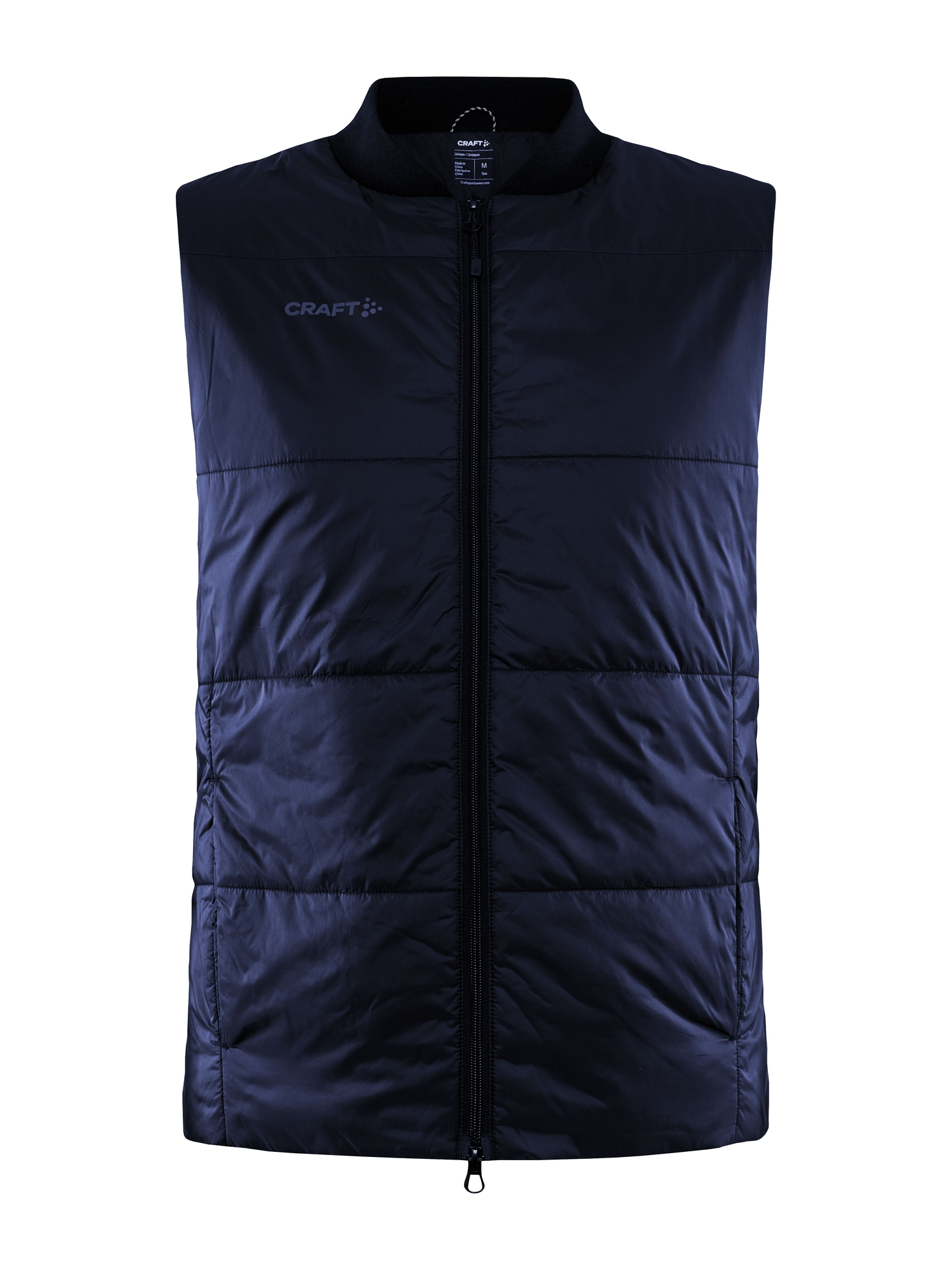 Bodywarmer sportswear personnalisable recyclé - CRAFT Bleu nuit